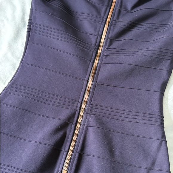 Ted Baker Strapless Purple Dress - Picture 5 of 11